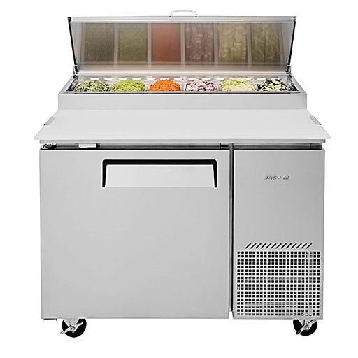 Turbo Air TPR-44SD-N 44" Super Deluxe Refrigerated Pizza Prep Table - Donut-Equipment.com