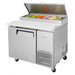 Turbo Air TPR-44SD-N 44" Super Deluxe Refrigerated Pizza Prep Table - Donut-Equipment.com