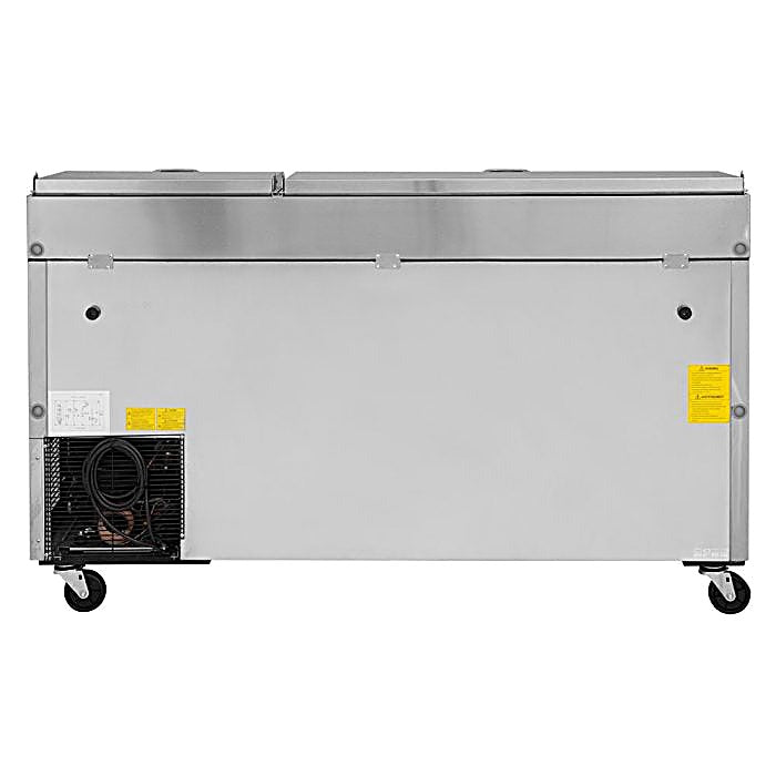 Turbo Air TPR-67SD-N 67" Super Deluxe Refrigerated Pizza Prep Table - Donut-Equipment.com
