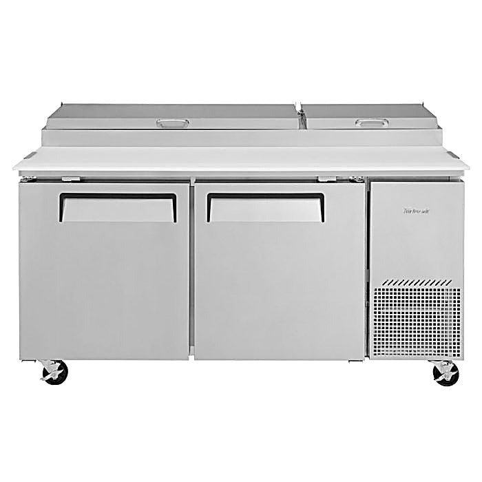 Turbo Air TPR-67SD-N 67" Super Deluxe Refrigerated Pizza Prep Table - Donut-Equipment.com