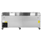 Turbo Air TPR-93SD-D6-N 93" 6 Drawer Pizza Prep Table - Donut-Equipment.com
