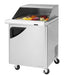 Turbo Air Super Deluxe TST-28SD-12-N-SL 28" 1 Door Mega Top Refrigerated Sandwich Prep Table - Donut-Equipment.com