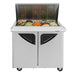Turbo Air TST-36SD-15-N6 36" 2 Door Mega Top Refrigerated Sandwich Prep Table - Donut-Equipment.com