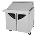 Turbo Air TST-36SD-15-N6 36" 2 Door Mega Top Refrigerated Sandwich Prep Table - Donut-Equipment.com
