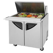Turbo Air TST-36SD-15-N6 36" 2 Door Mega Top Refrigerated Sandwich Prep Table - Donut-Equipment.com