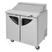 Turbo Air TST-36SD-N6 36" Super Deluxe Sandwich/Salad Prep Table w/ Refrigerated Base - Donut-Equipment.com