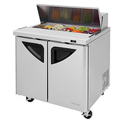 Turbo Air TST-36SD-N6 36" Super Deluxe Sandwich/Salad Prep Table w/ Refrigerated Base - Donut-Equipment.com
