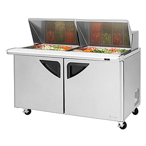 Turbo Air TST-60SD-24-N 60" 2 Door Mega Top Refrigerated Sandwich Prep Table - Donut-Equipment.com