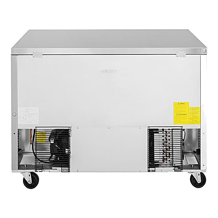 Turbo Air TUR-48SD-D2-N 48 1/4" W Undercounter Refrigerator w/ 2 Sections, 1 Door & 2 Drawers - Donut-Equipment.com