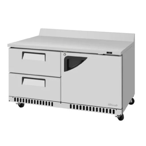 Turbo Air TWR-28SD-FB-N 27 1/2" Super Deluxe Worktop Refrigerator w/ (1) Section, 1 Solid Door, Front Breathing - Bakery Wholesalers