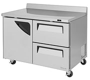 Turbo Air TWF-48SD-D2-N 48 1/4" Super Deluxe Worktop Freezer w/ (2) Sections, 2 Drawers & 1 Solid Door - Donut-Equipment.com