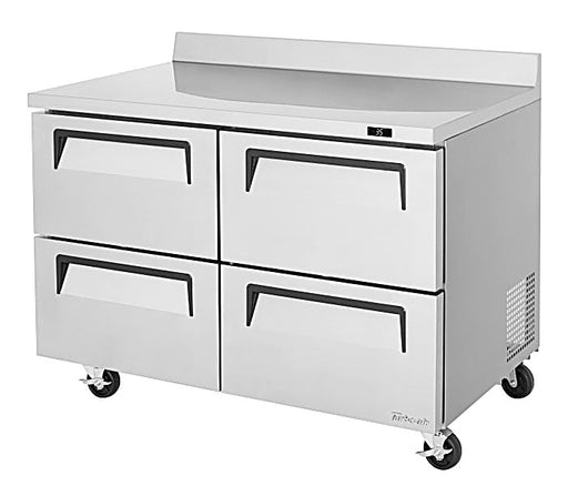 Turbo Air TWF-48SD-D4-N 48 1/4" Super Deluxe Worktop Freezer w/ (2) Sections, 4 Drawers - Donut-Equipment.com