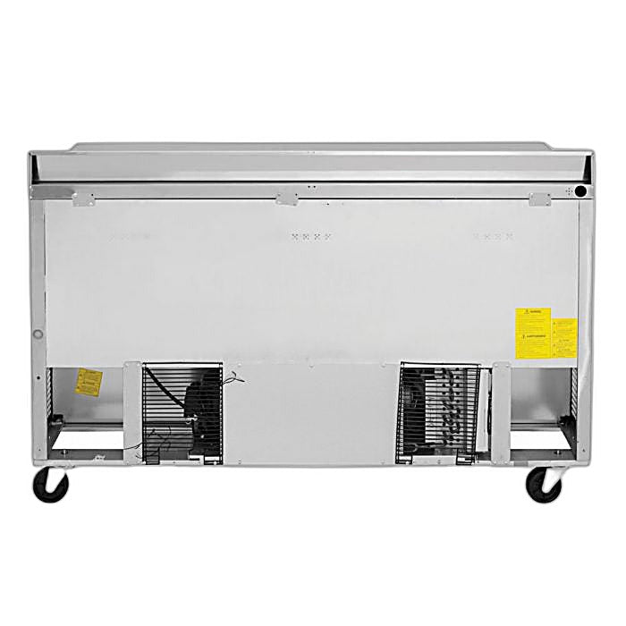 Turbo Air TWR-60SD-D4-N 60 1/4" Super Deluxe Worktop Refrigerator w/ (2) Sections, 4 Drawers - Donut-Equipment.com