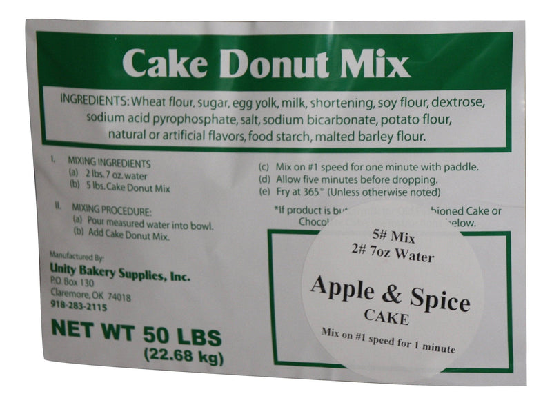 Apple Cider Cake Donut Mix for (40 Bags or More Bulk Orders)