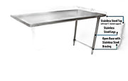BK Resources 60" x 24" 18 Gauge Stainless Steel Work Table with Open Base – Prep Table - Donut-Equipment.com