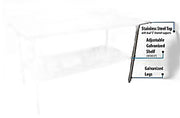 BK Resources 60" x 24" 18 Gauge Stainless Steel Work Table with Undershelf & 1.5" Riser – Prep Table - Donut-Equipment.com
