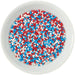 Red, White and Blue Nonpareils Sprinkles 30 oz Bakery Wholesalers