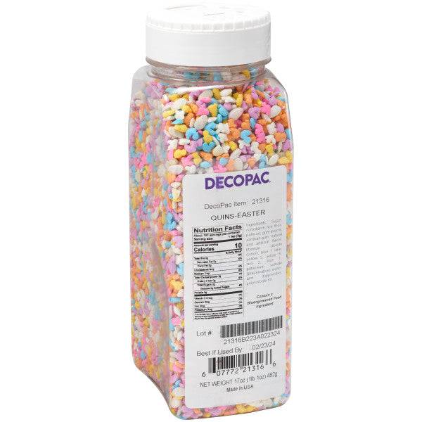 Easter Quins Sprinkles 17 oz Bakery Wholesalers