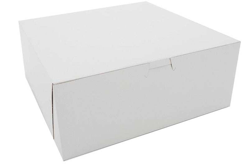 10 x 10 x 4 LC White Bakery Boxes 100 count Bakery Wholesalers