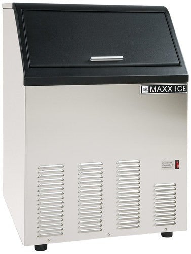 Maxx Ice 22" 135-Lb. Freestanding Icemaker - Stainless Steel