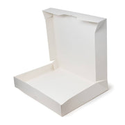 1 Dozen White Donut Box 125ct 14 3/8" x 10 7/8" x 2 1/4" Bakery Wholesalers