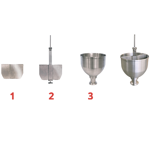 Belshaw (0290-1000) B/F HOPPER DIVIDER for making Two Flavor Donuts Bakery Wholesalers