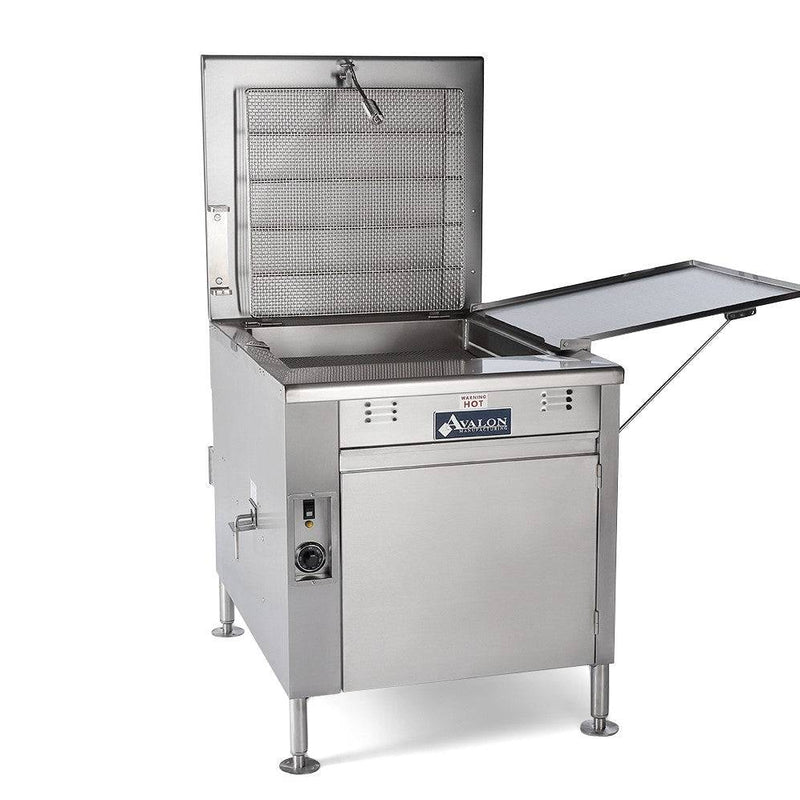 Avalon (ADF26-G) 18" x 26" Natural Gas Fryer, Standing Pilot, Right Side Drain Board With Submerge Screen Bakery Wholesalers