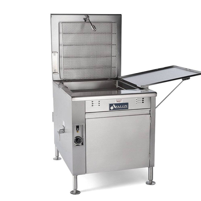 Avalon Natural Gas Fryer, Electronic Ignition, Left Side Drain Board Bakery Wholesalers