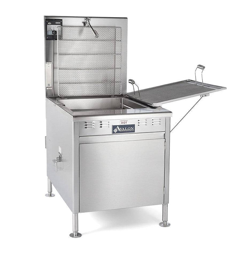 Avalon Donut Fryer 24" x 24", Propane, Standing Pilot, No Power, Right Side Drain Board (ADF24-G-P) Bakery Wholesalers