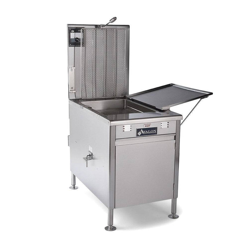 Avalon Natural Gas Fryer, Standing Pilot, No Power, left Side Drain Board Bakery Wholesalers