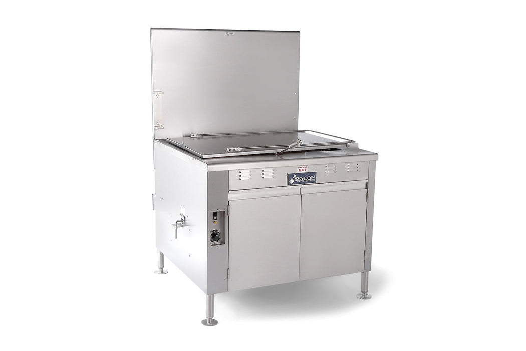 Avalon ADF24-G-BA (Propane) Gas Fryer / Electronic Ignition (24" x 24") Right Side Drain Board
