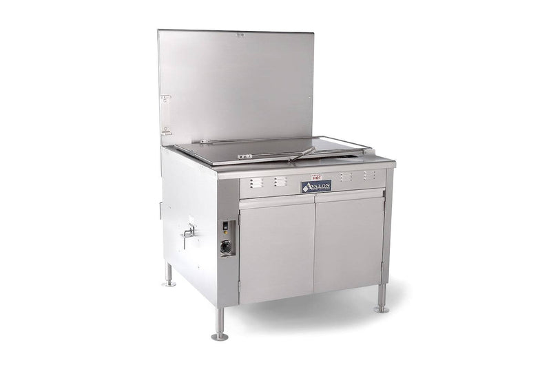 Avalon (ADF34-G-P-BA) PROPANE GAS FRYER, ELECTRONIC IGNITION, Right Side Drain Board Bakery Wholesalers