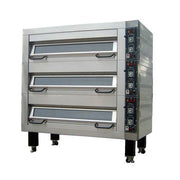BakeMax Electric Artisan Stone Deck Ovens 2 Pan Wide, 1 to 4 decks Bakery Wholesalers