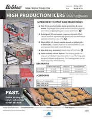 Belshaw HI24F High Production Icers (2 Options in Variants) Bakery Wholesalers
