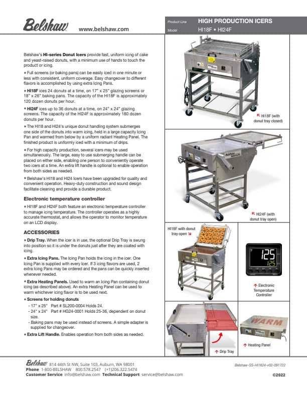 Belshaw HI18F High Production Icers (2 Options in Variants) Bakery Wholesalers