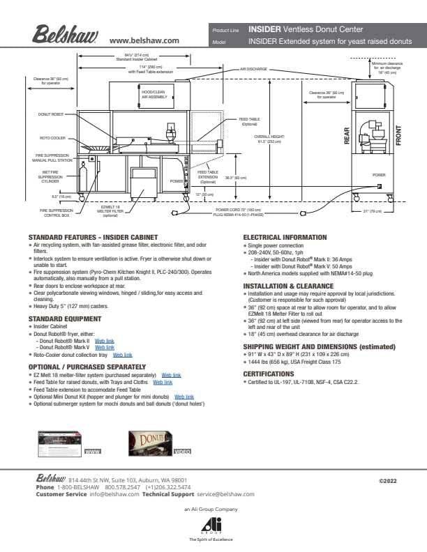 BELSHAW INSIDER Ventless Donut System Bakery Wholesalers