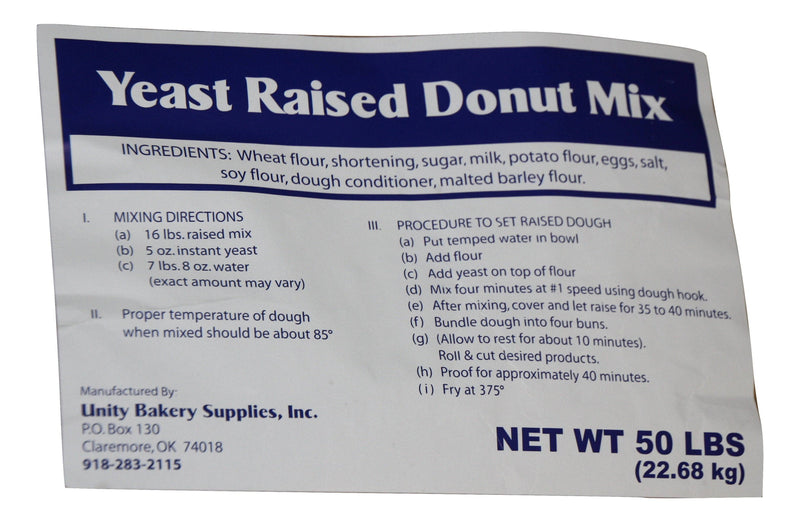 Bulk Blue Label Raised Donut Mix- 40 bag pallet Bakery Wholesalers