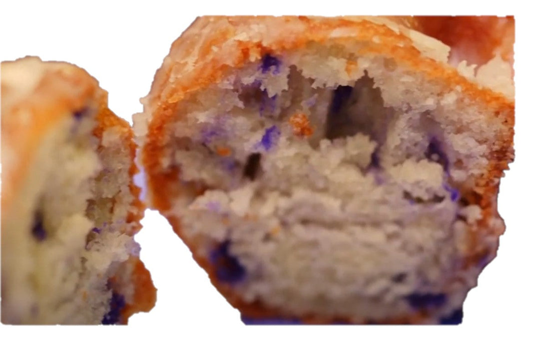 Blueberry Cake Donut Mix-35# Peso bruto para pedidos de servicio de paquetería