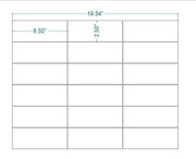 Rotary Cutter Extra Large Long John/Bar cutter. 2.5" Wide by 6.50" Cut For Sheeter Bakery Wholesalers
