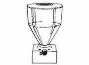 Edhard F-5003 6 quart hopper single Spout includes (Single 7/16"D x 3 1/2"L F-3094 Spout) Bakery Wholesalers