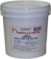 Henry & Henry Marshmallow Creme Whip filling and Icing Base- 18 pounds Bakery Wholesalers