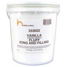 Henry & Henry Vanilla Buttercreme Icing (Vanilla Fluff)- great white filling for donuts.