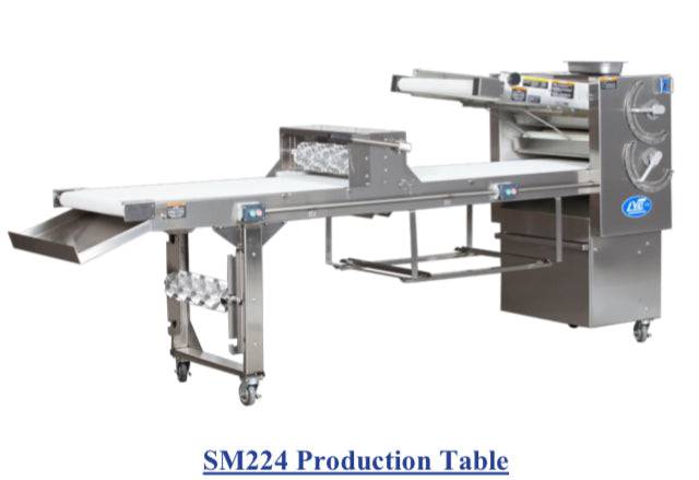LVO SM224-9 Donut Production Table Sheeter Left to Right Production Bakery Wholesalers