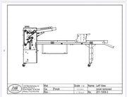 LVO SM224-6 Donut Production Table Sheeter Left To Right Production Bakery Wholesalers