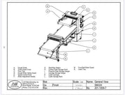 LVO SM224-6 Donut Production Table Sheeter Left To Right Production Bakery Wholesalers
