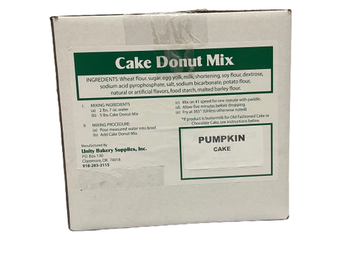 Pumpkin Spice Cake Donut Mix 35# box for orders under 200 pounds (Seasonal).