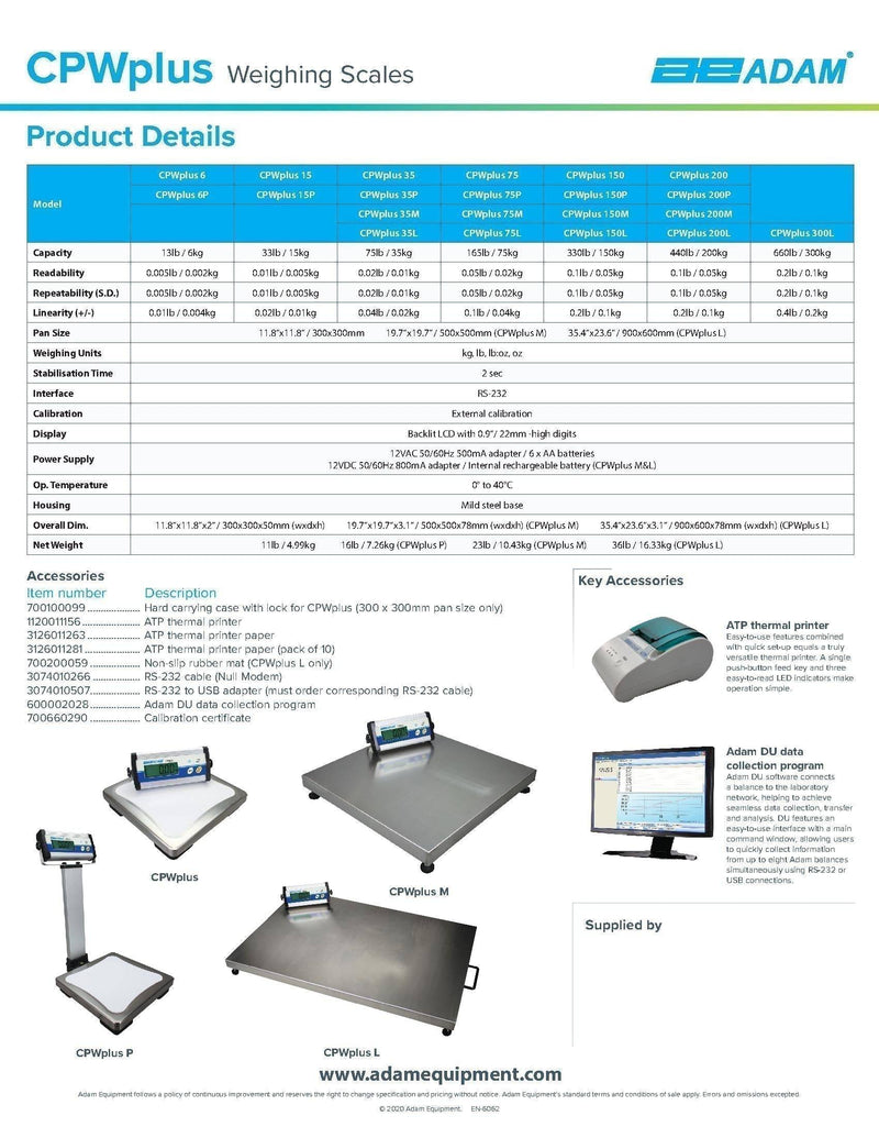 CPWplus 200P Bench Scale Bakery Wholesalers