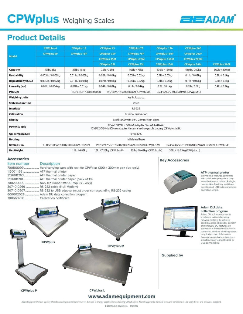 CPWplus 15P Bench Scale Bakery Wholesalers