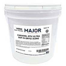 Major Caramel Dip & Dry Icing- 22 pound pail Bakery Wholesalers