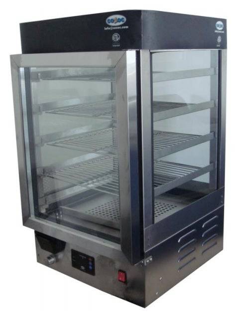Steamer Heated Merchandiser Cabinet by Cozoc # PW5002-4-16 Bakery Wholesalers